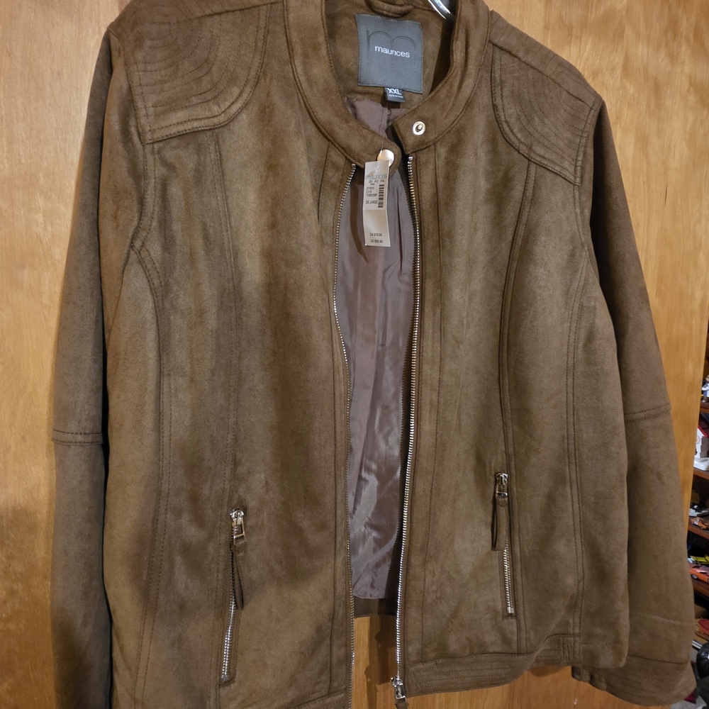 Maurices Brown Leather Jacket